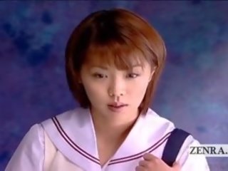 Subtitled 衣女裸體男 優勢 日本語 女兒 senzuri