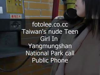 Taiwan naakt vriendin in yangmungshan natie park telefoontje