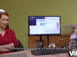 Vip4k. agentti schraubt kuolla vollbusige rothaarige isabella lui