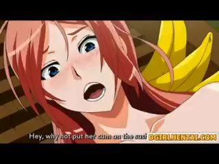 Japonesa hentai consigue humillado y gangbanged