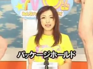 Japanska newscasters få deras chans till shine på bukkake tv