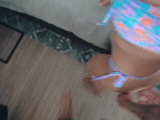 Littlebuffbabe Creamiest Pussy and Blue Eyes POV in Bikini