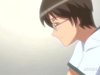 Anime honey cumming and getting strong orgasm