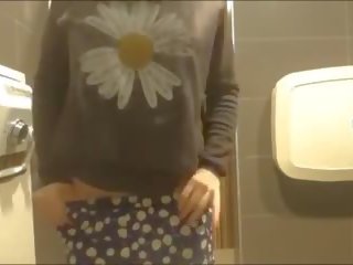 Trẻ á châu người yêu thủ dâm trong mall phòng tắm: xxx video ed