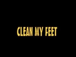 Clean aýak, clean gotak, ready for fantastic foot porno!