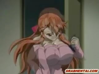 Busty nhật bản hentai người giúp việc bắt và tàn nhẫn groupfucked