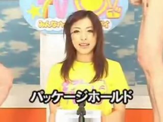 Japonez newscasters obține lor șansă pentru shine pe bukkake televizor