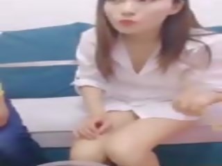 Китайски млад жена прецака: момиче тръба hd секс филм клипс db