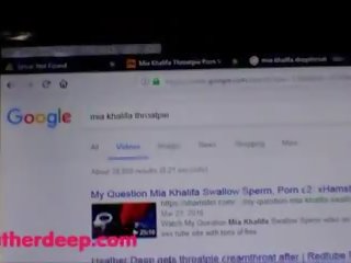 Mia khalifa challenged į sužinoti throatpie nuo heather