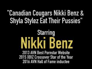 Canadees poema nikki benz & shyla stylez eten hun kutjes