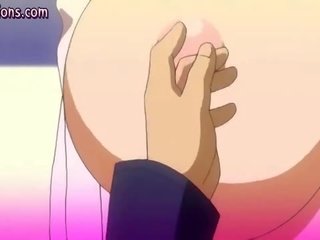 Hentai com enorme tetas fica fodida