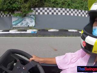 Nyata amatir asia remaja amatir gf dari thailand pergi karting dan seks video