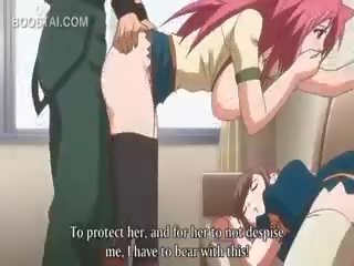 Rosa cabeludo anime mel conas fodido contra o parede